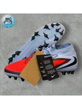 Men's Nike Phantom 6 High AC AD AG Crimson Soccer Cleats HQ2281-400 Size 11